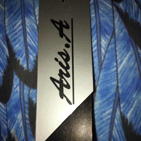 NEW Aris A Exotic Swirl Jacket Style Blouse - Size Large - Gorgeous Vt1 - Picture 3 of 5